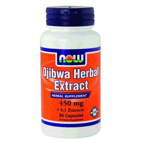 Extrait d'herbes Ojibwa 450 mg 90 gélules NOW FOODS