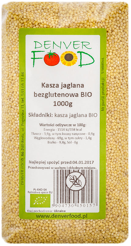 Millet sans gluten BIO 1000g DENVER FOOD