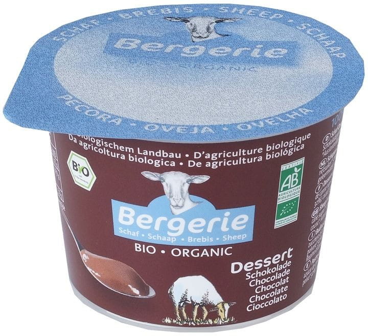 Entremets Chocolat Brebis BIO 125 g - BERGERIE