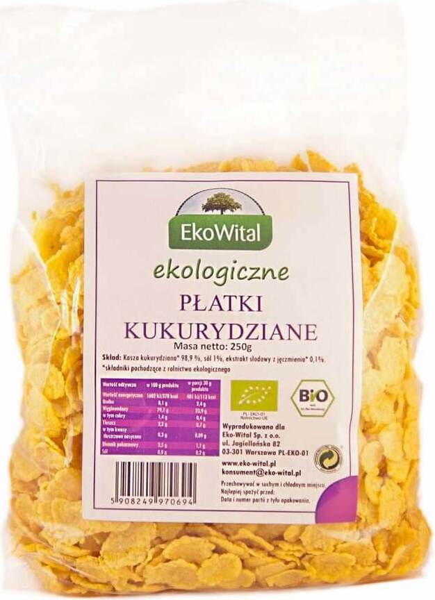 Corn flakes BIO 250 g EKOWITAL