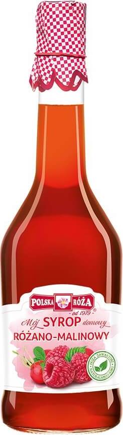 Sirop de rose et de framboise 500 ml POLSKA RÓŻA