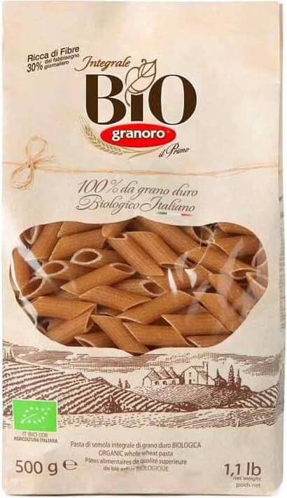 Mezze penne rigate pâtes complètes BIO 500 g GRANORO