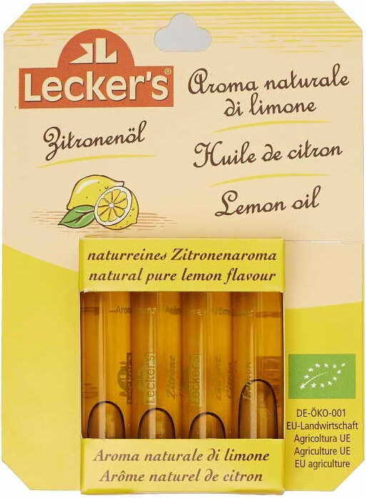 Arôme citron BIO 4x2 ml LECKER'S