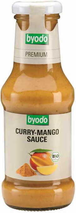 Sauce curry - mangue sans gluten BIO 250 ml BYODO