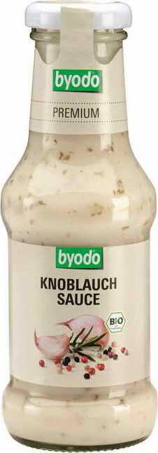 Sauce à l'ail sans gluten BIO 250 ml BYODO