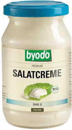 Mayonnaise légère 34% de matières grasses sans gluten BIO 250 ml BYODO