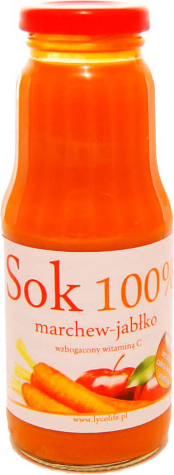 Jus de pomme carotte sans sucre 300 ml LYCO LIFE