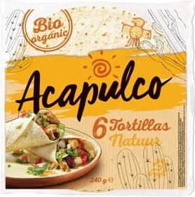 Tortilla BIO 240 g 6 pièces - ACAPULCO