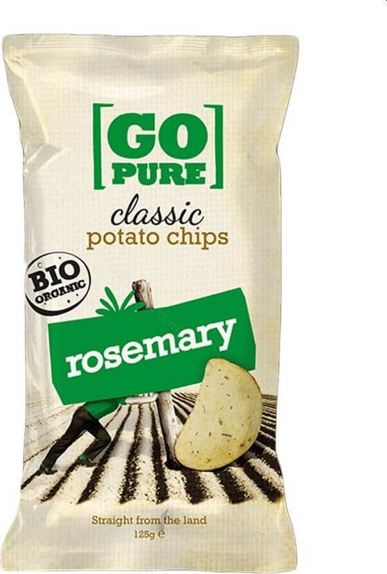 Chips de romarin sans gluten BIO 125 g GO PURE