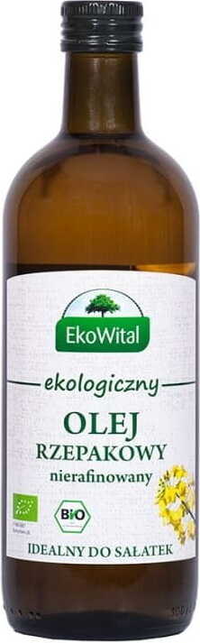 Huile de colza pressée à froid BIO 1000 ml EKOWITAL
