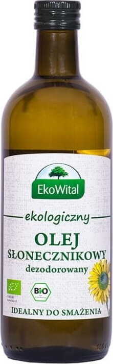Huile de tournesol pour friture BIO 1000 ml EKOWITAL