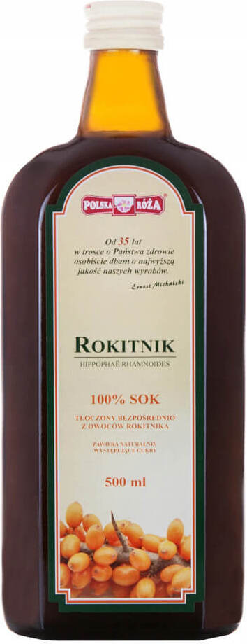 Jus d'argousier 100% 500 ml POLSKA RÓŻA