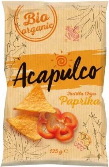 Nachos au poivre BIO 125 g - ACAPULCO