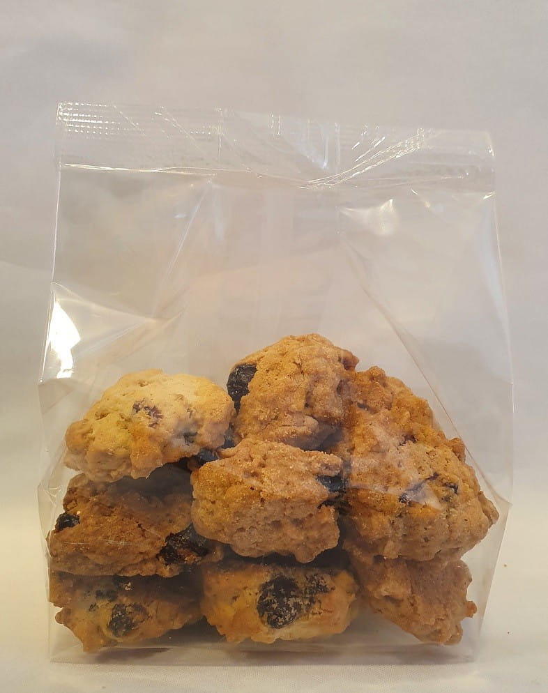 Galettes de blé et d'avoine aux raisins secs, cannelle et canneberges BIO 150 g - Confiserie ZANIEWICZ