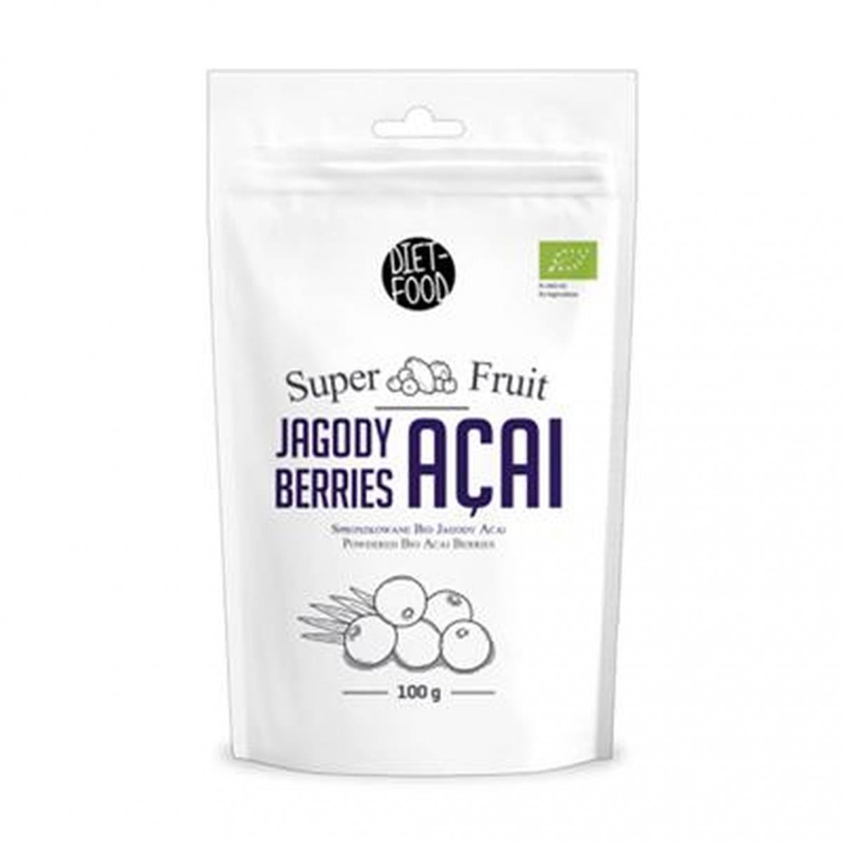 Poudre de baies d'açai BIO 100 g DIET - FOOD