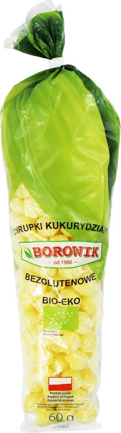 Chips de maïs sans gluten BIO 60 g - BOROWIK