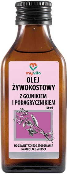 Huile de consoude aux poissons rouges et sureau moulu 100 ml MYVITA