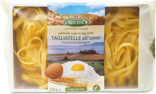 Pâtes tagiatelles aux oeufs BIO 250 g - LA BIO IDEA