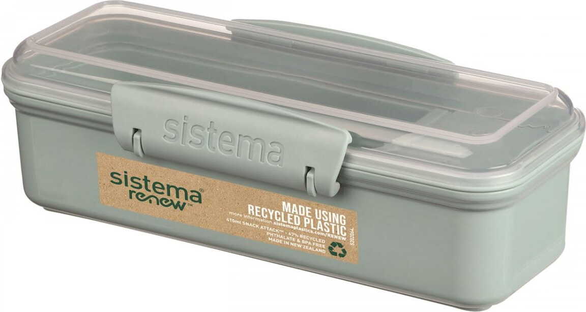 Boîte à goûter à enfiler Menthe 410 ml - SISTEMA