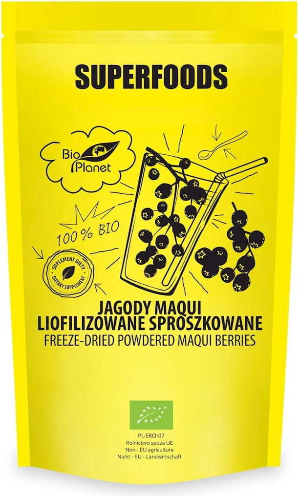 Baies de Maqui lyophilisées en poudre BIO 100 g - BIO PLANET