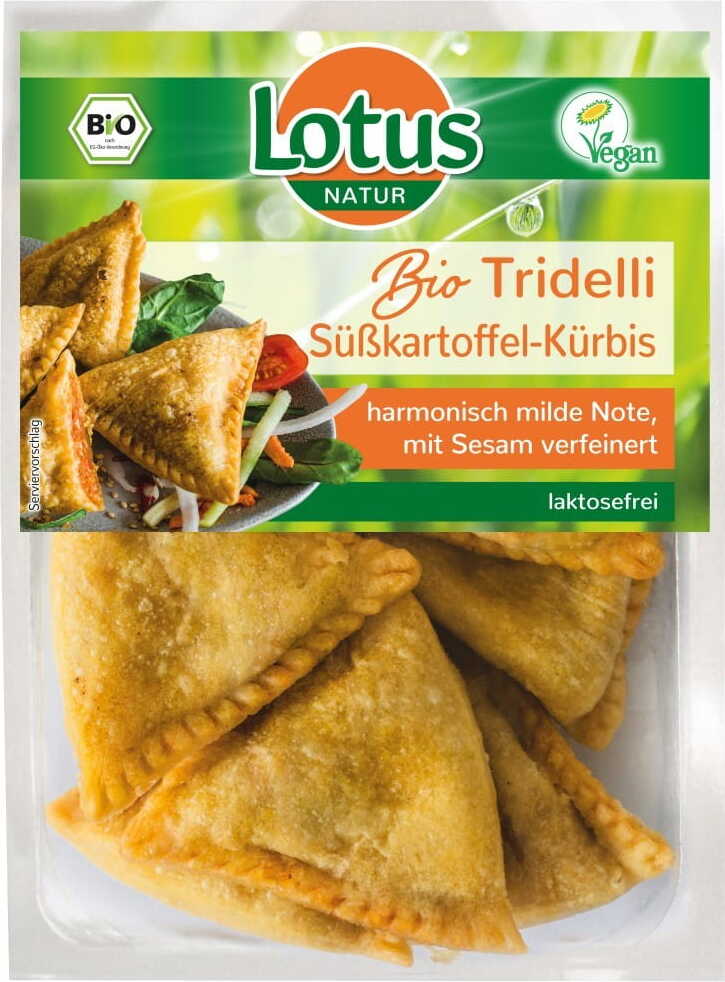 Raviolis de légumes aux patates douces et potiron BIO 180 g - LOTUS