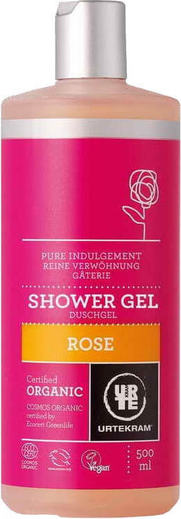 Gel douche à la rose BIO 500 ml URTEKRAM