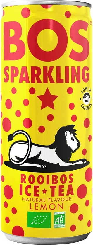 Boisson gazéifiée Rooibos saveur citron BIO 250 ml (canette) - BOS