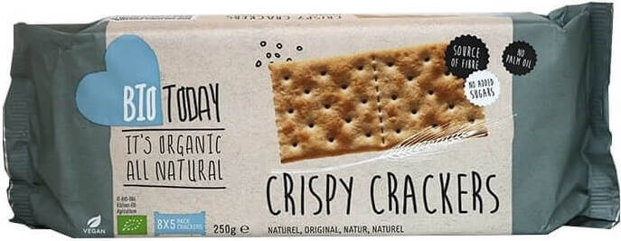Crackers délicatement salés BIO 250 g - BIOTODAY