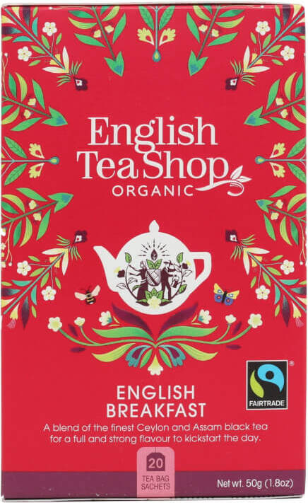 Thé English breakfast 20x25g BIO 50 g ENGLISH TEA SHOP