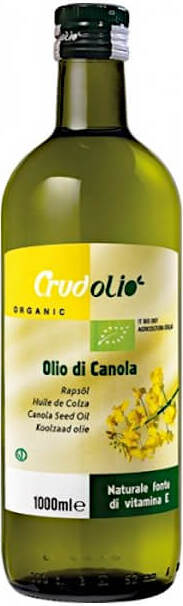 Huile de colza pressée à froid BIO 1000 ml CRUDOLIO