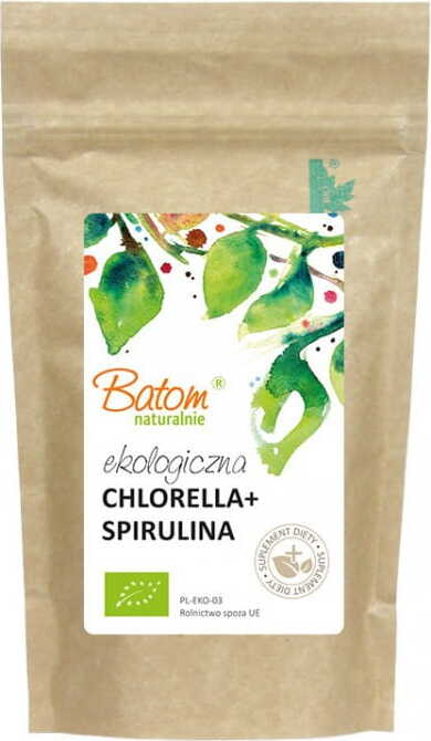 Chlorelle + spiruline comprimés BIO 150 g (1 comprimé = 200 mg) - BATOM