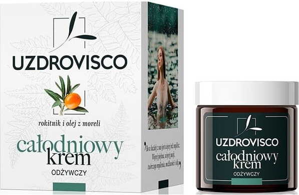 Crème visage nourrissante jour et nuit huile d'argousier et d'abricot 50 ml - UZDROVISCO