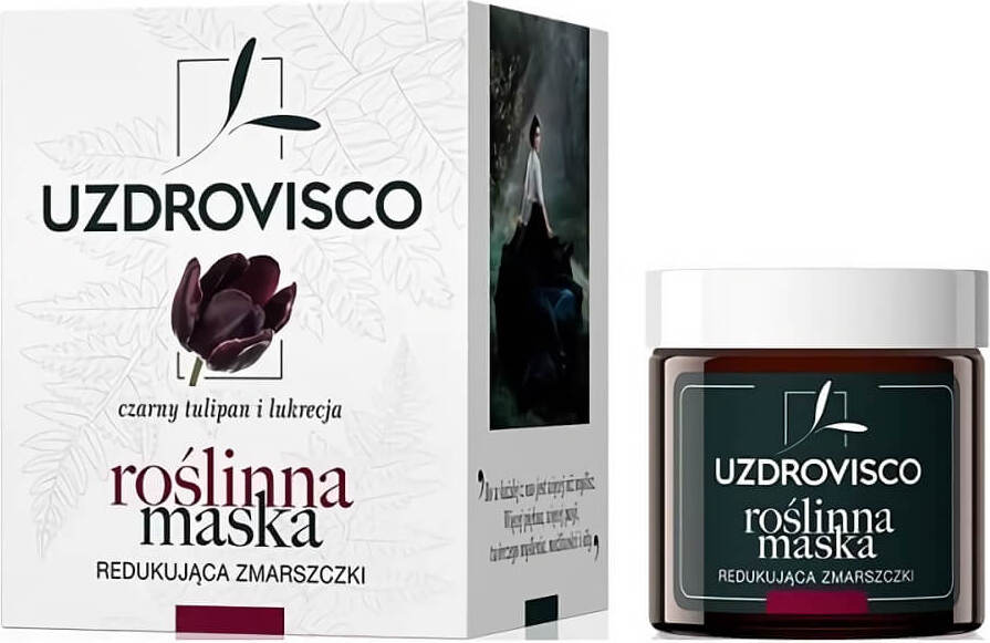 Masque anti-rides tulipe noire et réglisse 50 ml - UZDROVISCO