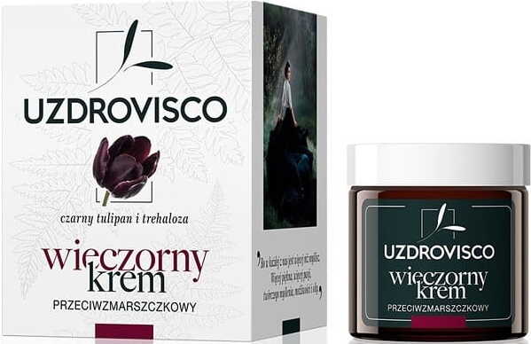 Crème de nuit anti-rides à la tulipe noire et au tréhalose 50 ml - UZDROVISCO