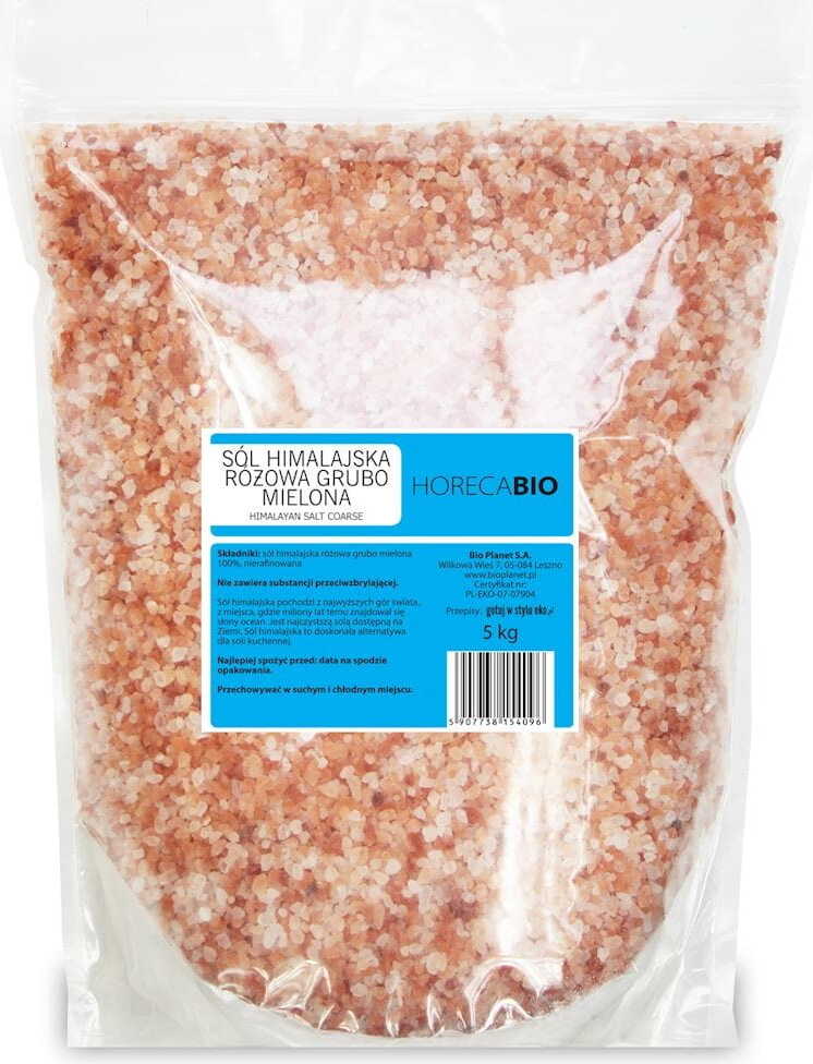 Sel rose de l'Himalaya, grossièrement moulu 5 kg - HORECA