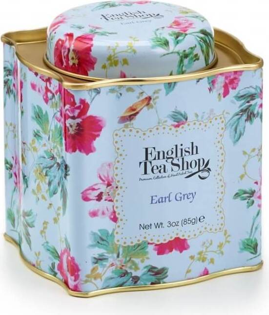 Thé Earl Grey versé dans une boîte décorative BIO 85 g ENGLISH TEA SHOP