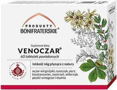 VenOCZAR soulagement naturel des jambes 60 comprimés enrobés PRODUITS BONIFRATER