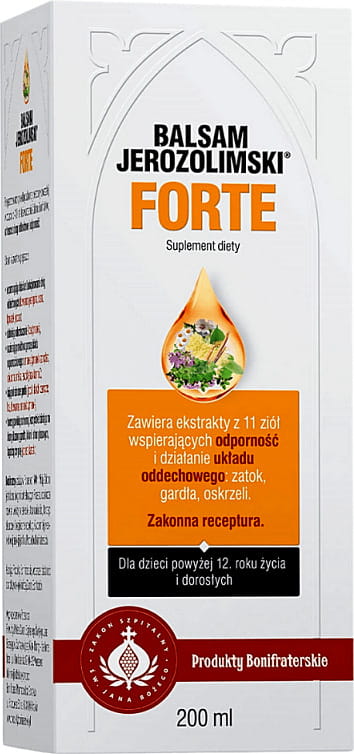 Baume de Jérusalem FORTE extraits 11 herbes 200 ml PRODUITS BONIFRATER
