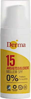 Crème solaire pour le visage SPF 15 50 ml DERMA SUN