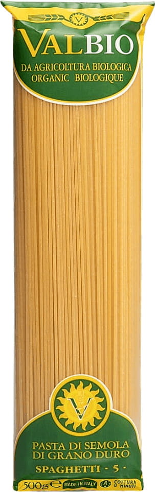 Pâtes (semoule) spaghetti BIO 500 g - VALBIO
