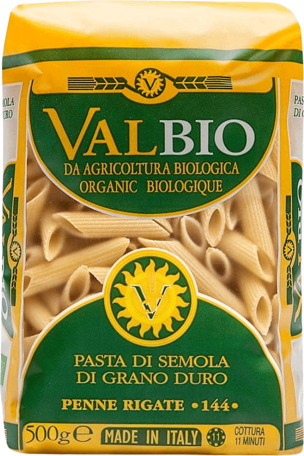 Penne rigate (semoule) pâtes BIO 500 g - VALBIO