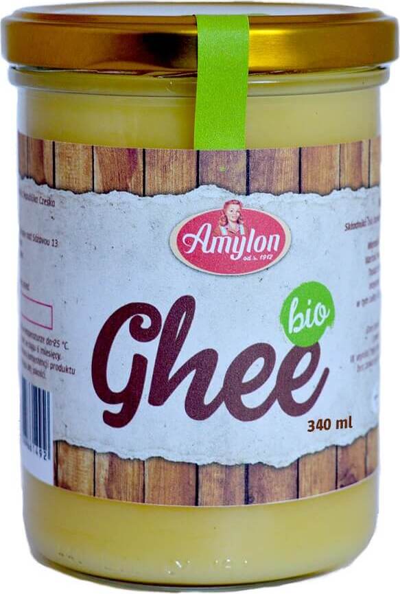 Ghee beurre clarifié BIO 340 ml - AMYLON