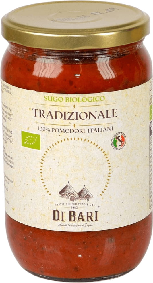 Sauce tomate traditionnelle BIO 680 g - PASTIFICIO DI BARI