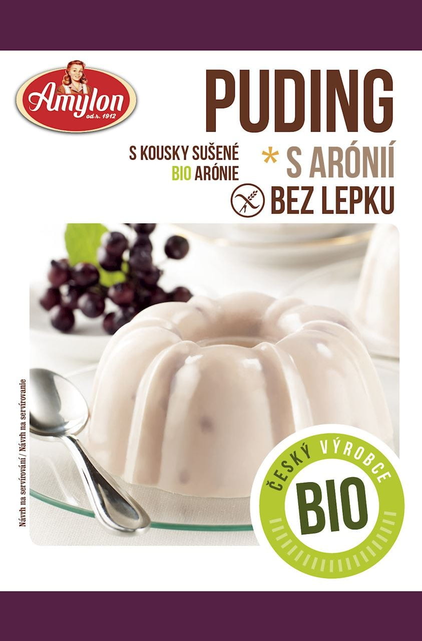 Pudding Aronia (sans gluten) BIO 40 g - AMYLON