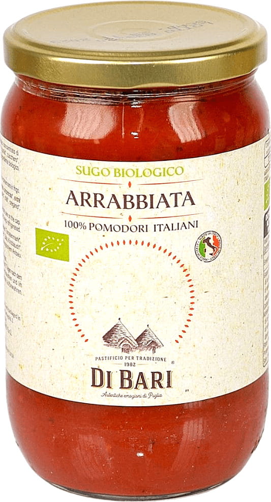 Sauce tomate Arrabbiata BIO 680 g - PASTIFICIO DI BARI