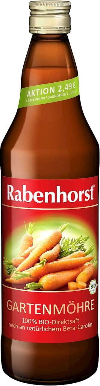 Jus de carotte NFC BIO 750 ml - RABENHORST