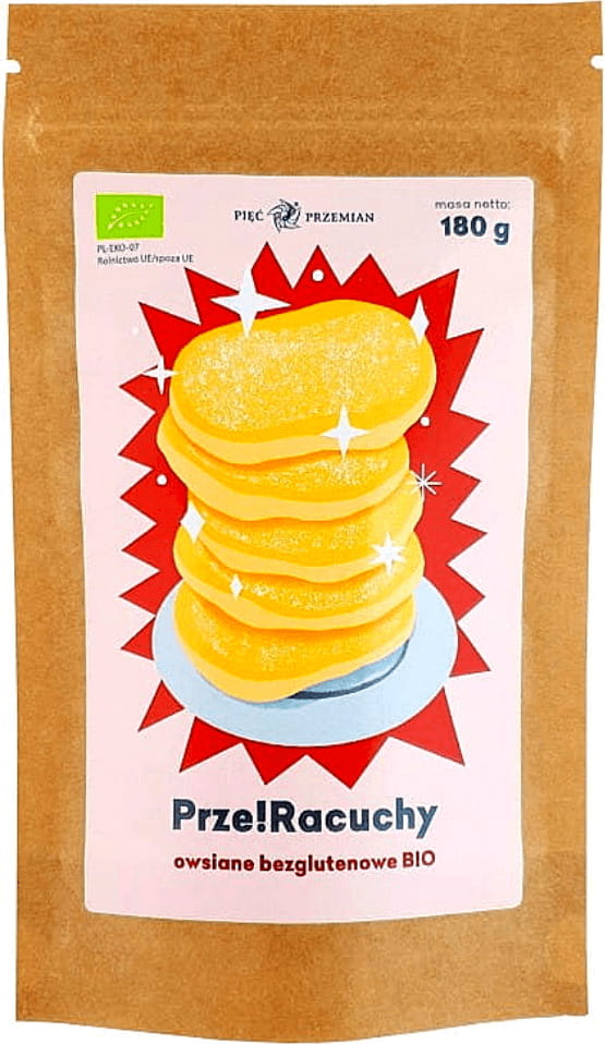 Mélange de crêpes à l'avoine sans gluten BIO 180 g - CINQ CHANGEMENTS