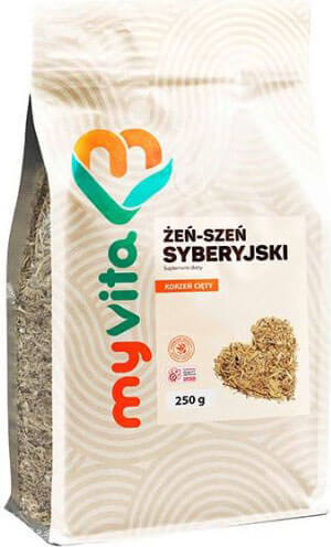 Ginseng - Ginseng de Sibérie, racine coupée 250g MYVITA