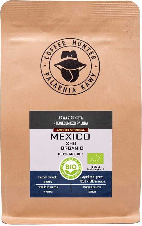 Café en grains Arabica 100% Mexique BIO 250 g - COFFEE HUNTER