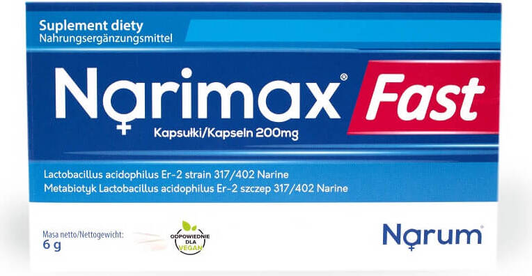Narimax fast fast - narine métabiotique 200 MG 30 gélules NARUM